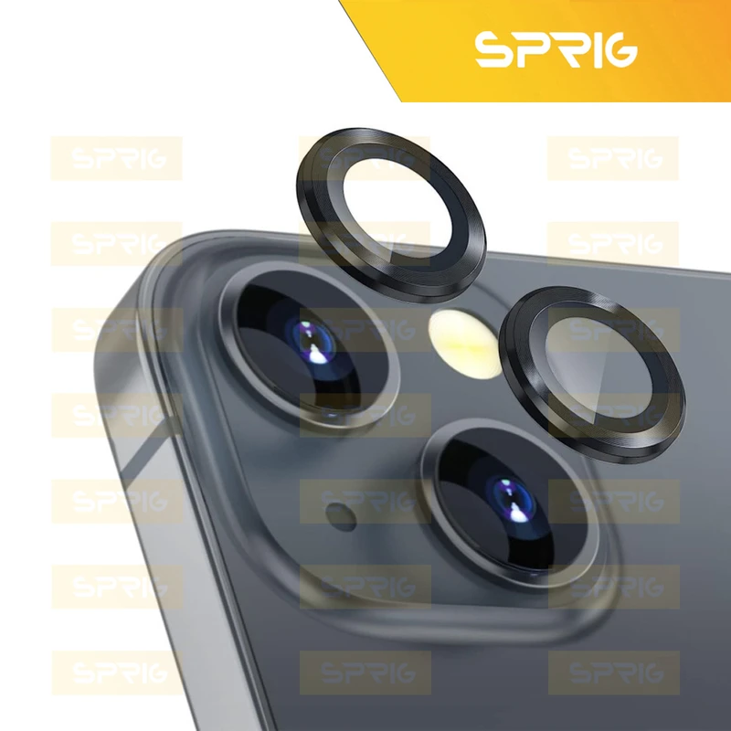 محافظ لنز دوربین اسپریگ مدل Metal-Ring مناسب برای گوشی موبایل اپل iPhone 13 / 13 Mini