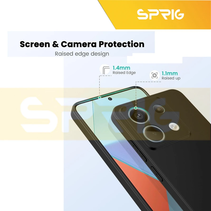 کاور اسپریگ مدل Jell-SP مناسب برای گوشی موبایل شیائومی Poco X6 / Redmi Note 13 Pro 5G