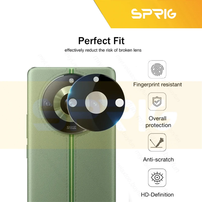 محافظ لنز دوربین اسپریگ مدل 3D-SP مناسب برای گوشی موبایل ریلمی 11pro plus 5G