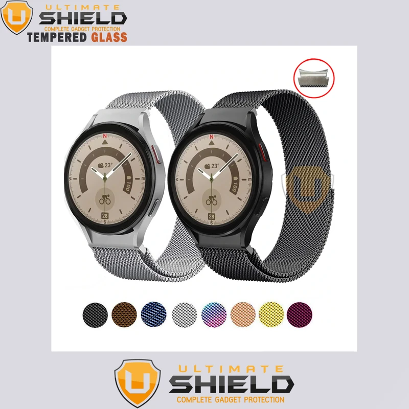 بند آلتیمیت شیلد مدل Milanese مناسب برای ساعت هوشمند شیائومی Amazfit BIPS / GTS / BIP LITE / BIP U / BIP U PRO / BIP 3 / BIP 3 Pro / GTS 4 mini / GTS 3