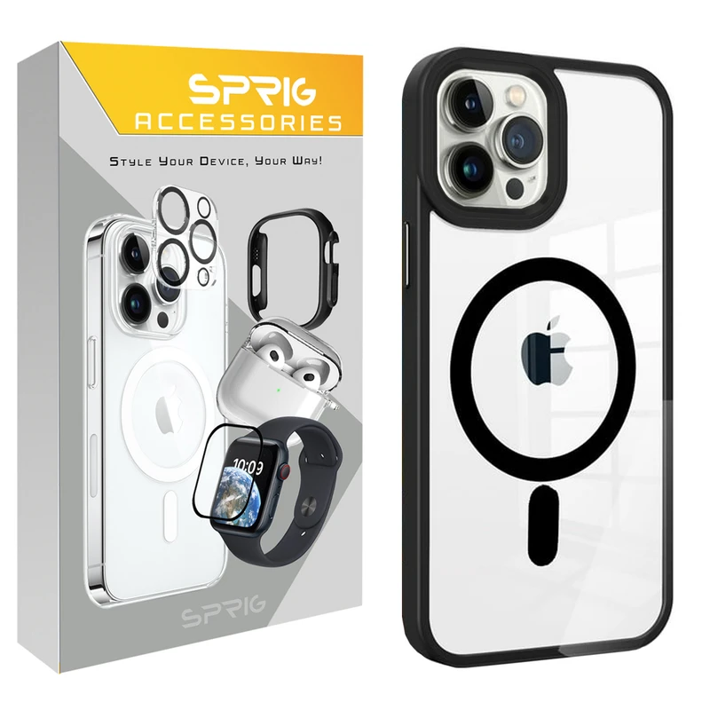 کاور اسپریگ مدل Border Magsafe مناسب برای گوشی موبایل اپل Iphone 15 Pro Max