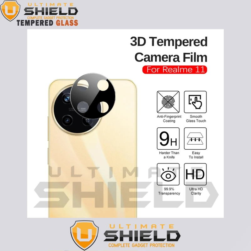 محافظ لنز دوربین آلتیمیت شیلد مدل 3D-UL مناسب برای گوشی موبایل Realme 11 4G
