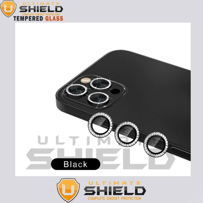 محافظ لنز دوربین آلتیمیت شیلد مدل Ring-Diamond مناسب برای گوشی موبایل اپل Iphone 11 Pro / 11 Pro Max