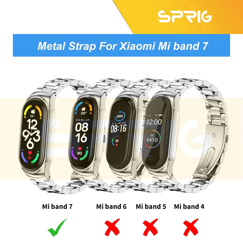 بند اسپریگ مدل 3Bid مناسب برای ساعت هوشمند شیائومی Mi Band 7