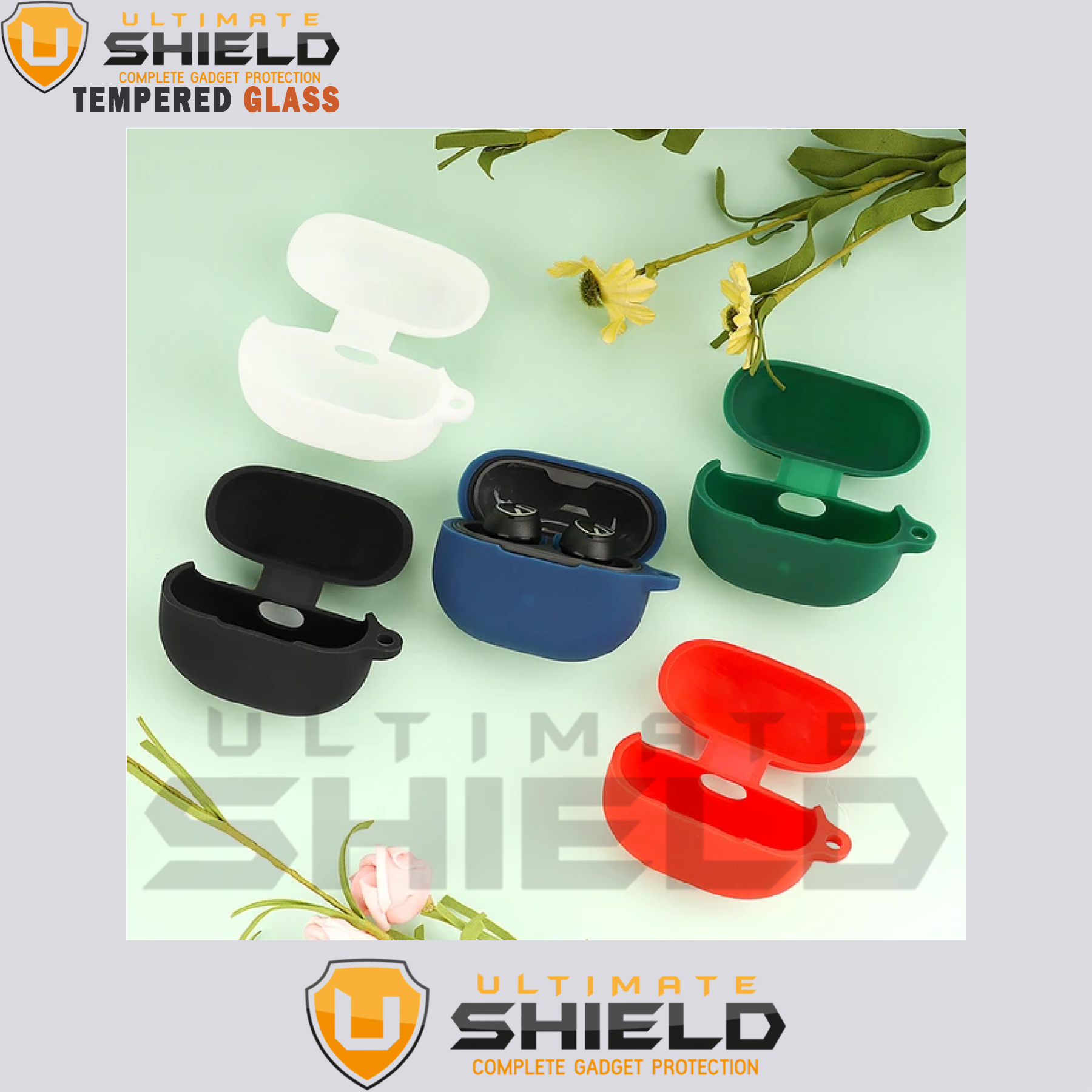 کاور آلتیمیت شیلد مدل Silicon-UL مناسب برای کیس هدفون بی سیم انکر SoundCore R100