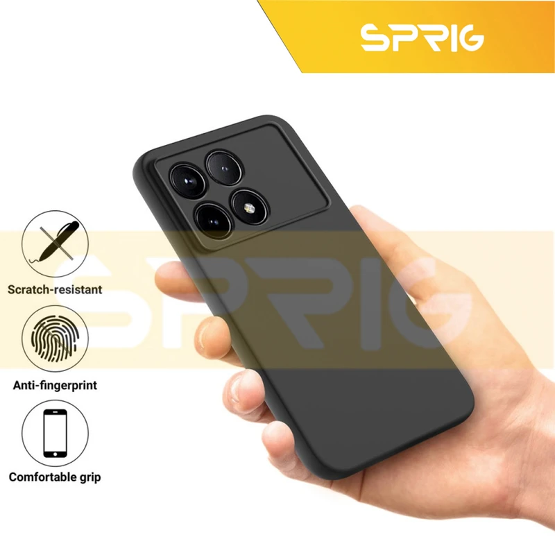 کاور اسپریگ مدل Jell-SP مناسب برای گوشی موبایل شیائومی Poco X6 Pro 5G