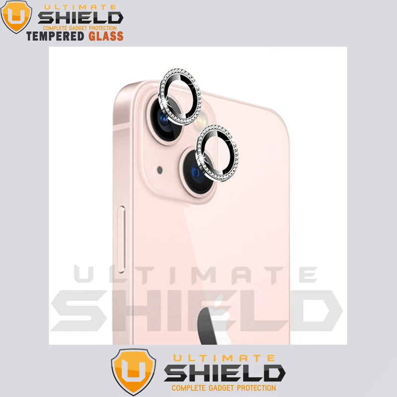 محافظ لنز دوربین آلتیمیت شیلد مدل Shiny Diamond Ring مناسب برای گوشی موبایل اپل Iphone 13