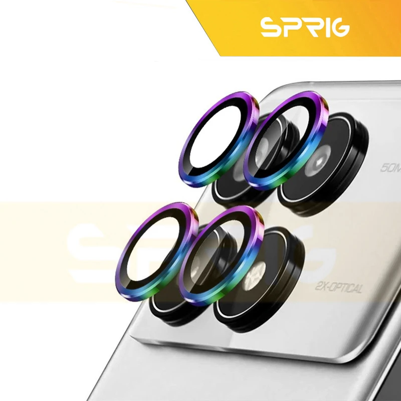 محافظ لنز دوربین اسپریگ مدل Ring Metal مناسب برای گوشی موبایل شیائومی Redmi K70 / K70 pro