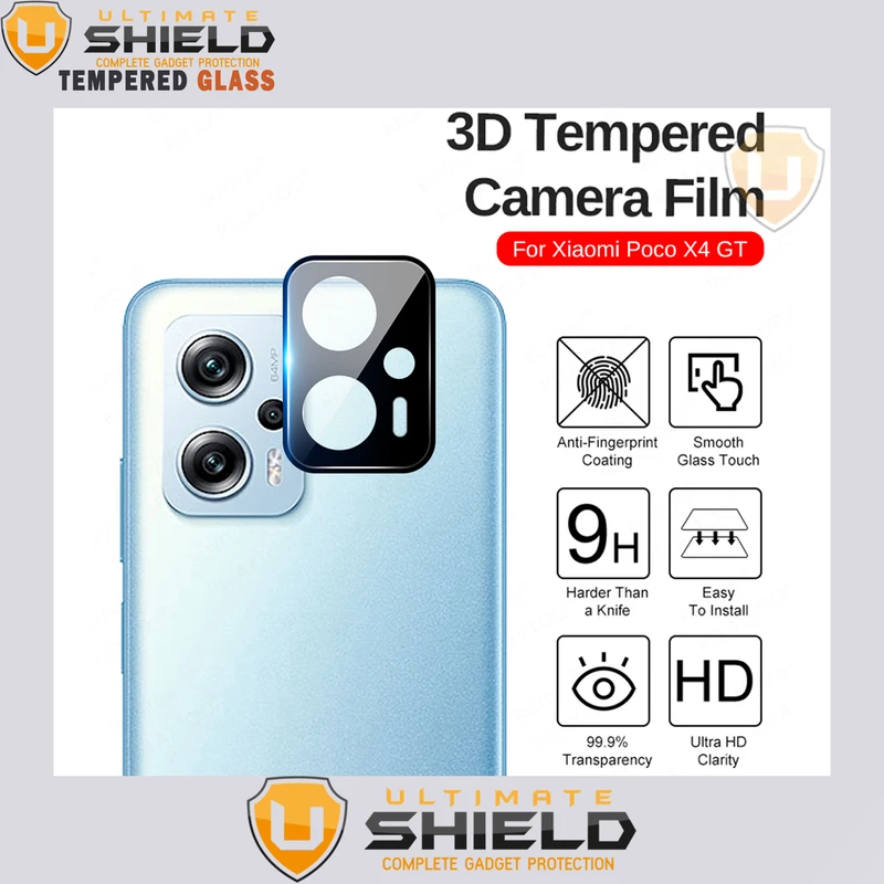 محافظ لنز دوربین آلتیمیت شیلد مدل 3D-UL مناسب برای گوشی موبایل شیائومی POCO X4 GT 5G