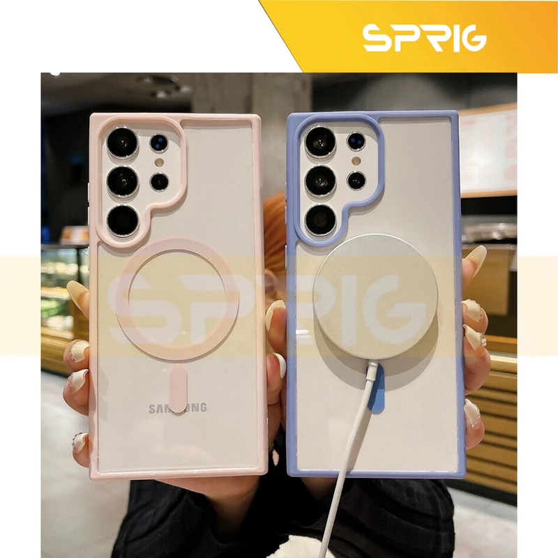 کاور اسپریگ مدل Bumper Magsafe مناسب برای گوشی موبایل سامسونگ Galaxy S23 Ultra