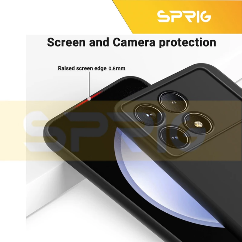 کاور اسپریگ مدل Jell-SP مناسب برای گوشی موبایل شیائومی Poco X6 Pro 5G