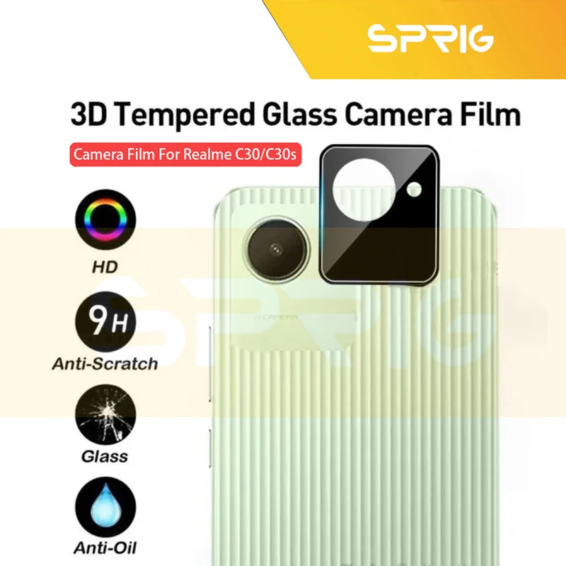 محافظ لنز دوربین اسپریگ مدل 3D-SP مناسب برای گوشی موبایل ریلمی C30 / C30s