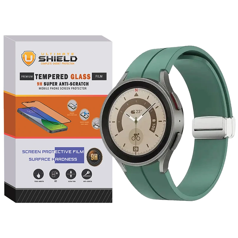 بند آلتیمیت شیلد مدل Magnetic-ORG-UL مناسب برای ساعت هوشمند سامسونگ Galaxy Watch 4 Classic 42mm / Watch 4 Classic 46mm