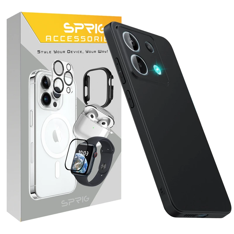 کاور اسپریگ مدل Jell-SP مناسب برای گوشی موبایل شیائومی Poco X6 / Redmi Note 13 Pro 5G