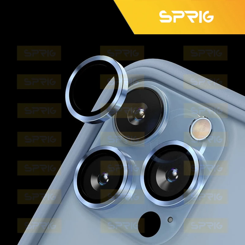 محافظ لنز دوربین اسپریگ مدل Metal-Ring مناسب برای گوشی موبایل اپل iPhone 13 Pro / 13 Pro Max