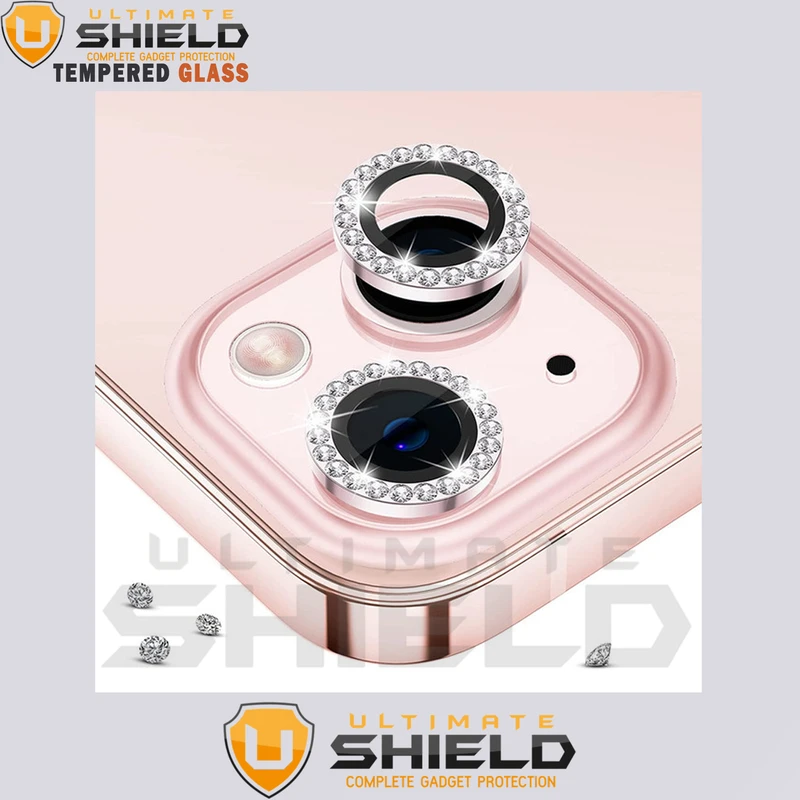 محافظ لنز دوربین آلتیمیت شیلد مدل Shiny Diamond Ring مناسب برای گوشی موبایل اپل Iphone 13