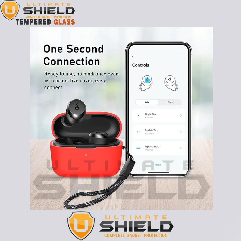 کاور آلتیمیت شیلد مدل Silicon-UL مناسب برای کیس هدفون بی سیم انکر Soundcore A20i
