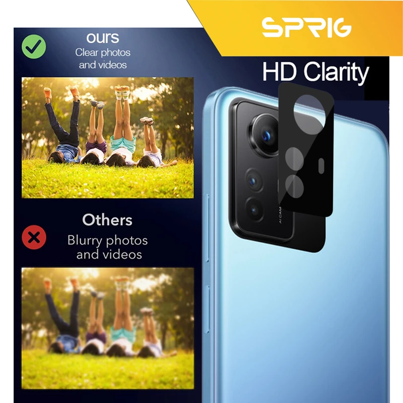 محافظ لنز دوربین اسپریگ مدل 3D-SPG مناسب برای گوشی موبایل شیائومی Redmi Note 12s