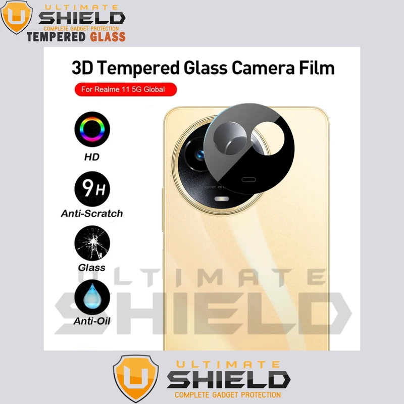 محافظ لنز دوربین آلتیمیت شیلد مدل 3D-UL مناسب برای گوشی موبایل Realme 11 5G