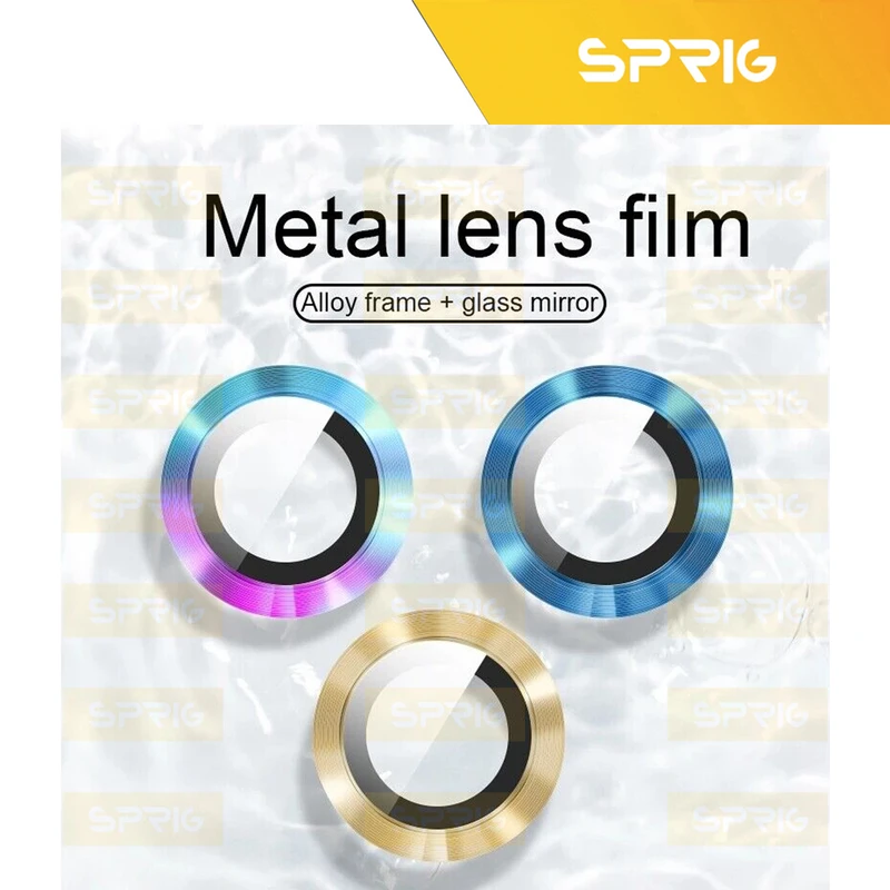 محافظ لنز دوربین اسپریگ مدل Metal-Ring مناسب برای گوشی موبایل اپل iPhone 13 / 13 Mini