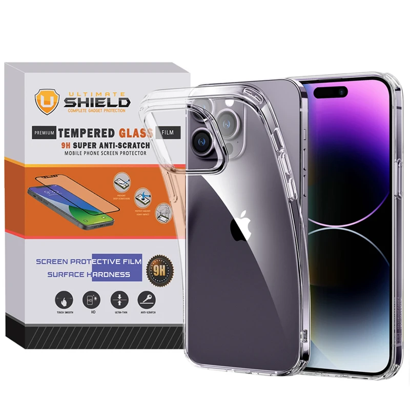کاور آلتیمیت شیلد مدل Clear ULT مناسب برای گوشی موبایل اپل iPhone 14 Pro