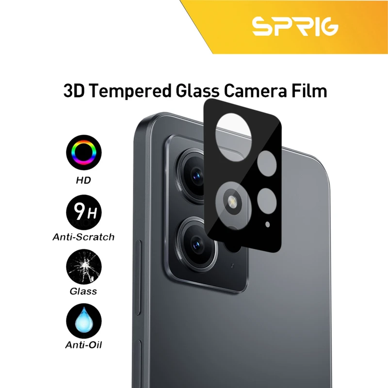 محافظ لنز دوربین اسپریگ مدل 3D-SP مناسب برای گوشی موبایل شیائومی Redmi Note 12 4G