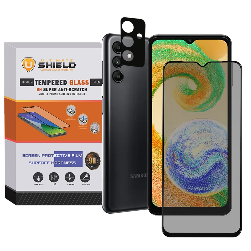 محافظ لنز دوربین آلتیمیت شیلد مدل FLZ-UPV مناسب برای گوشی موبایل سامسونگ Galaxy A04s / a13 5G / M13 4G به همراه محافظ صفحه نمایش گوشی