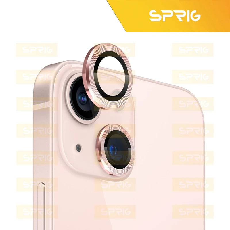محافظ لنز دوربین اسپریگ مدل Metal-Ring مناسب برای گوشی موبایل اپل iPhone 13 / 13 Mini