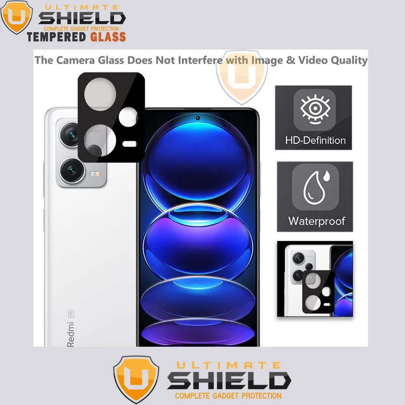 محافظ لنز دوربین آلتیمیت شیلد مدل 3D-UL مناسب برای گوشی موبایل شیائومی Redmi Note 12 Pro Plus 5G