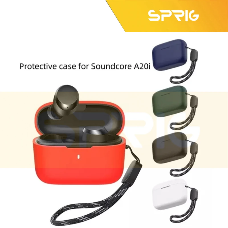 کاور اسپریگ مدل Silicon-SP مناسب برای کیس هدفون بی سیم انکر Soundcore A20i