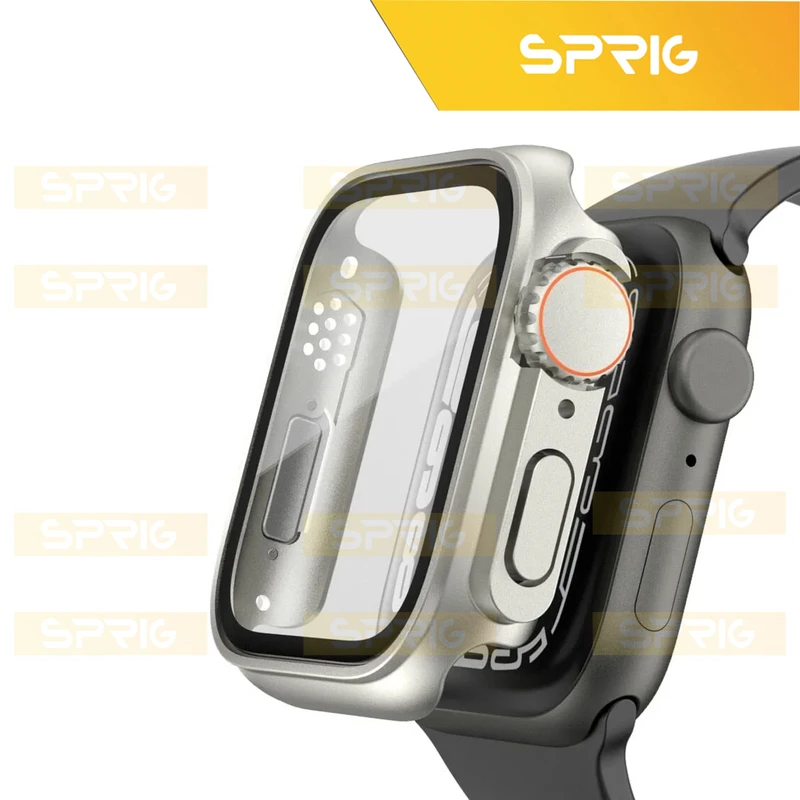بند اسپریگ مدل Ultra Transform Milan مناسب برای اپل واچ Series SE 2022 Aluminum Case 44mm / SE 2021 Aluminum Case 44mm / Series 5 44mm / Series 6 44mm / SE 44mm به همراه کاور