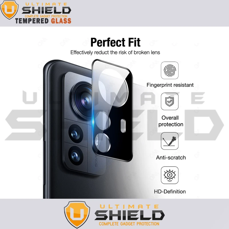 محافظ لنز دوربین آلتیمیت شیلد مدل 3D-UL مناسب برای گوشی موبایل شیائومی 12Pro