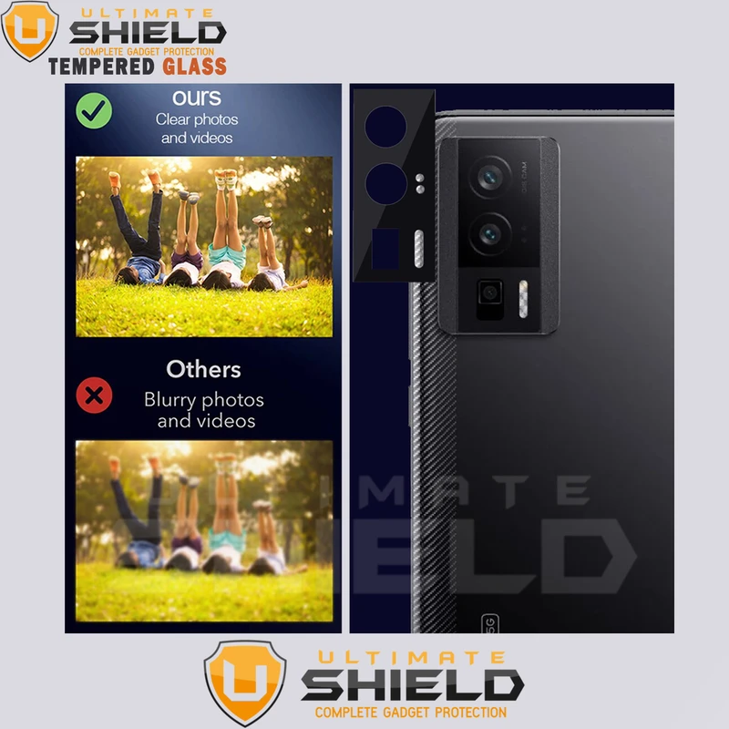 محافظ لنز دوربین آلتیمیت شیلد مدل 3D-UL مناسب برای گوشی موبایل شیائومی Poco F5 Pro