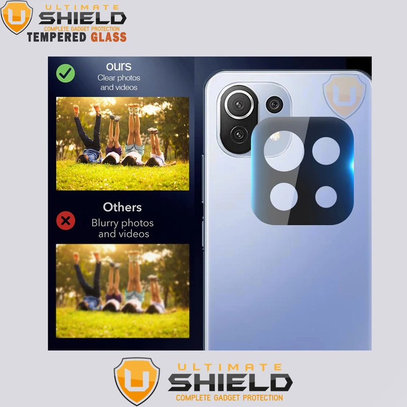 محافظ لنز دوربین آلتیمیت شیلد مدل 3D-UL مناسب برای گوشی موبایل شیائومی Mi 11 lite 5G / 11 lite 5G Ne