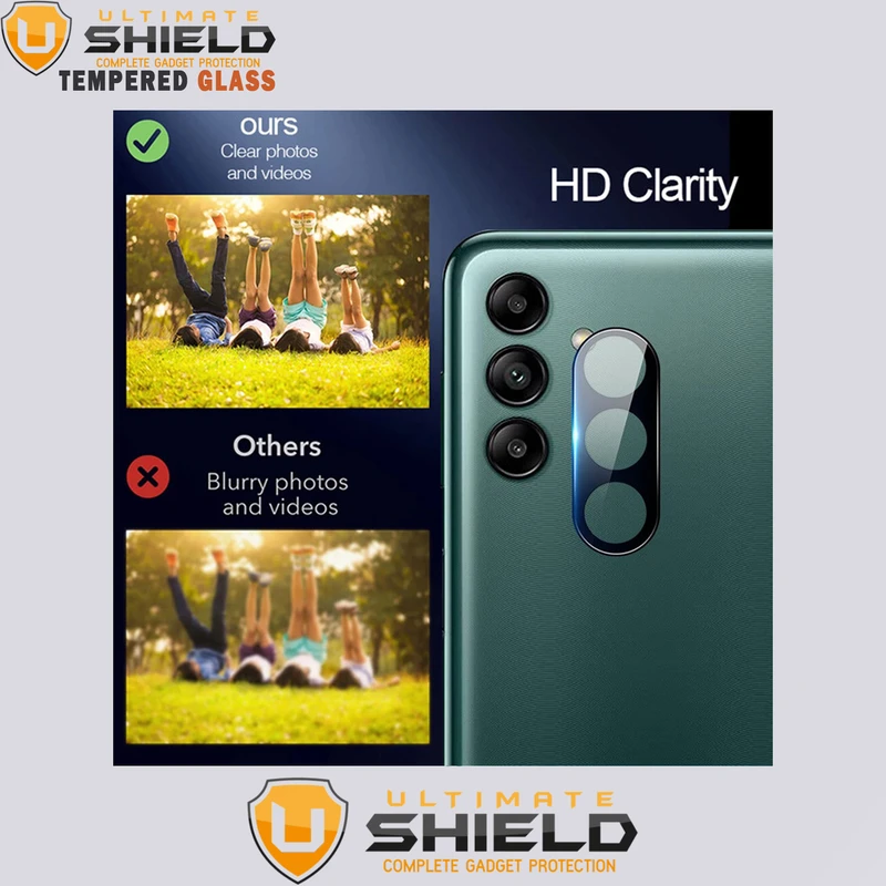 محافظ لنز دوربین آلتیمیت شیلد مدل 3D-UPV مناسب برای گوشی موبایل سامسونگ Galaxy A04s / a13 5G / M13 4G به همراه محافظ صفحه نمایش گوشی