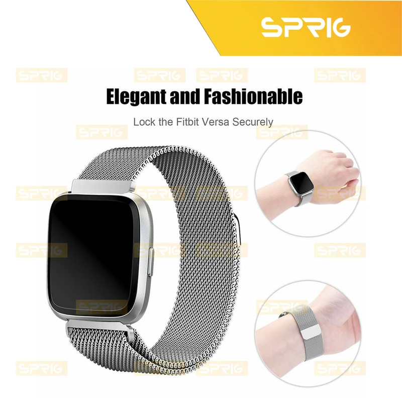 بند اسپریگ مدل Milanese STL مناسب برای ساعت هوشمند سامسونگ Galaxy Watch 6 40mm / watch 6 44mm / Watch 6 Classic 43mm / Watch 6 Classic 47mm