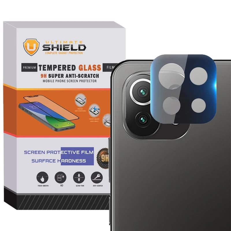 محافظ لنز دوربین آلتیمیت شیلد مدل 3D-UL مناسب برای گوشی موبایل شیائومی Mi 11 lite 5G / 11 lite 5G Ne