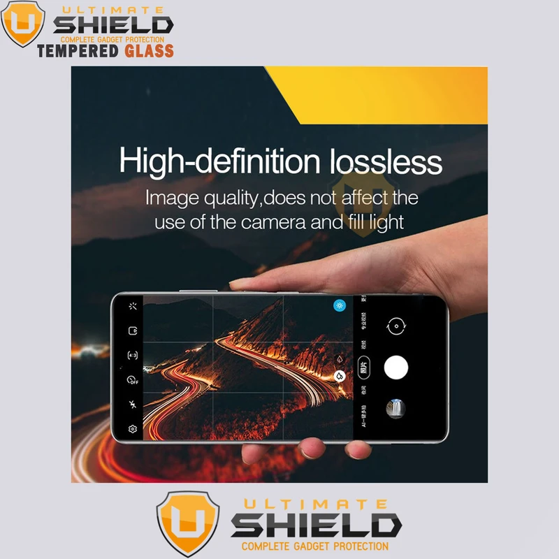 محافظ لنز دوربین آلتیمیت شیلد مدل 3D-FT مناسب برای گوشی موبایل شیائومی Mi 11 lite 5G / 11 lite ne 5G به همراه محافظ صفحه نمایش