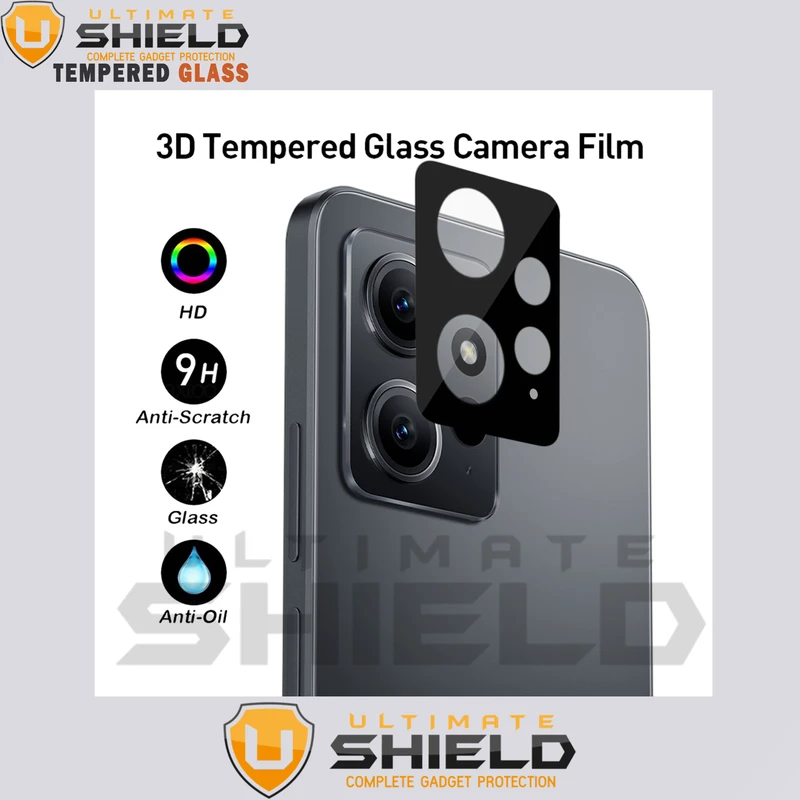محافظ لنز دوربین آلتیمیت شیلد مدل 3D-UL مناسب برای گوشی موبایل شیائومی Redmi Note 12 4G