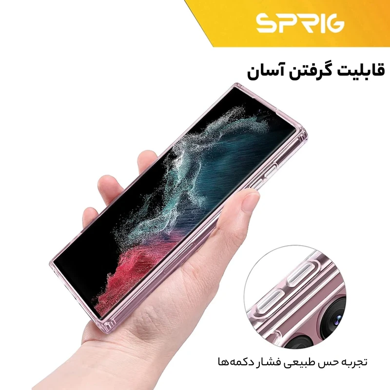 کاور اسپریگ مدل Clear Magsafe مناسب برای گوشی موبایل سامسونگ Galaxy S24 Ultra