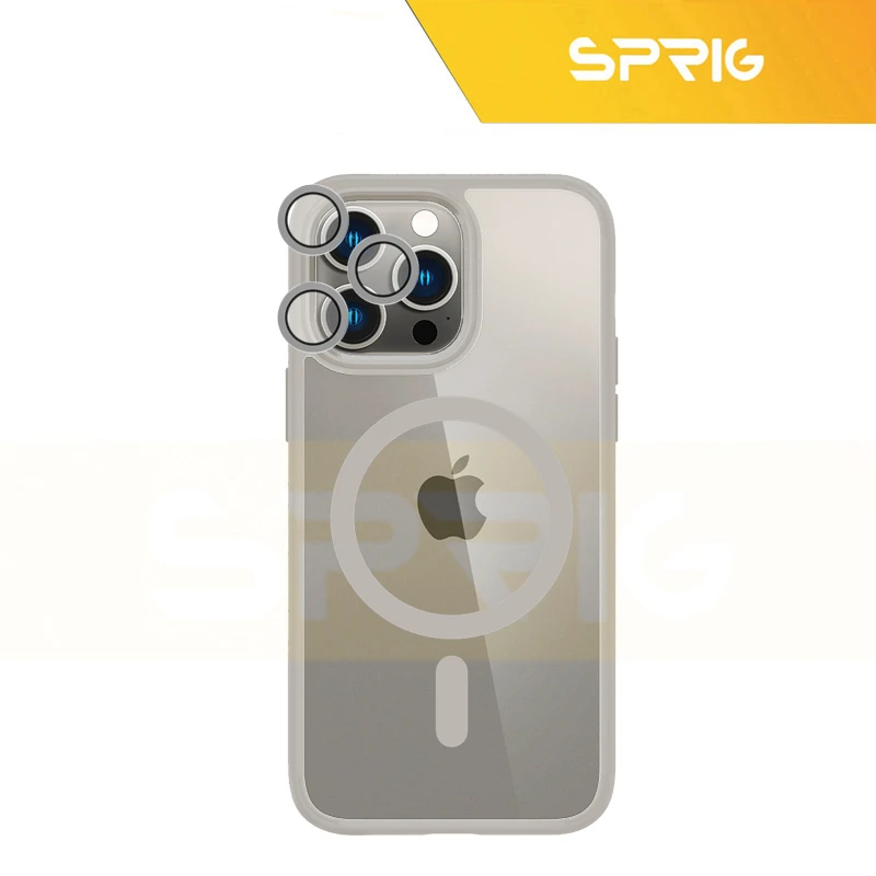 کاور اسپریگ مدل Plenary Magsafe مناسب برای گوشی موبایل اپل Iphone 15 Pro Max به همراه محافظ لنز دوربین