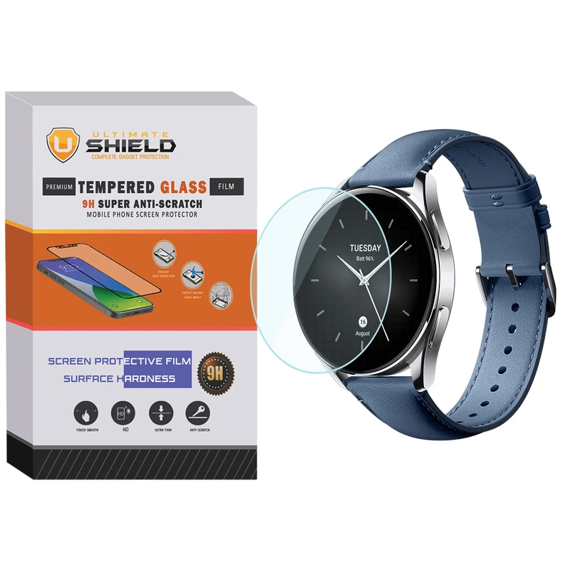 محافظ صفحه نمایش شیشه ای آلتیمیت شیلد مدل SH-UL مناسب برای ساعت هوشمند شیائومی Watch S2 42mm
