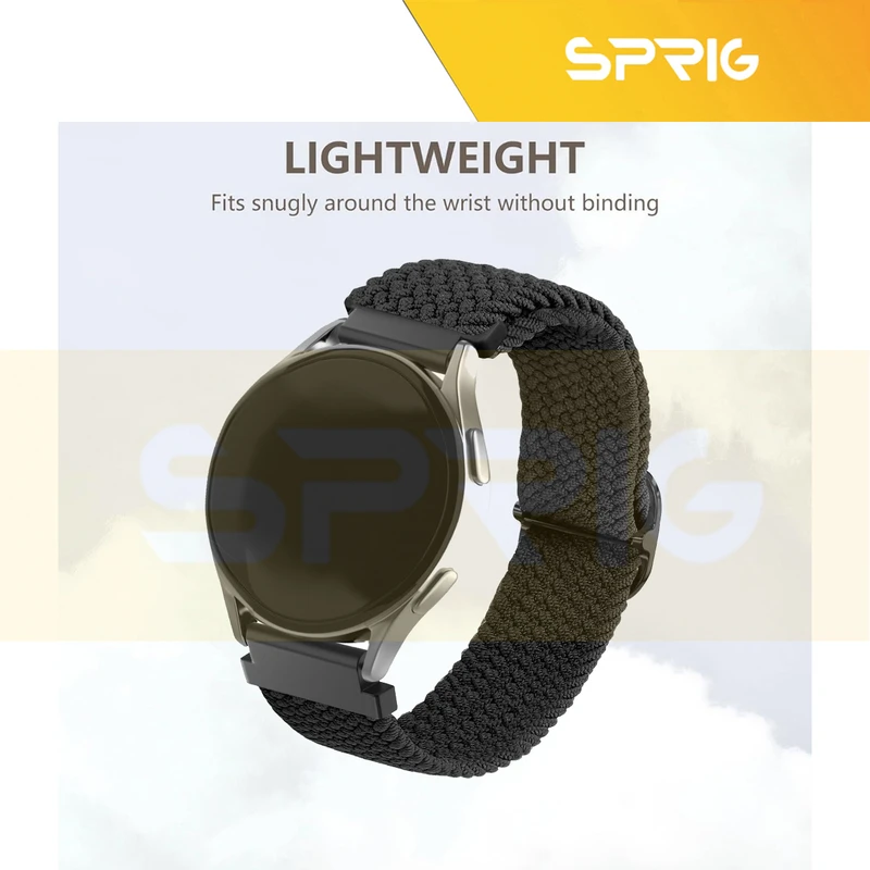 بند اسپریگ مدل Solo Braid Guard مناسب برای ساعت هوشمند سامسونگ Galaxy Watch 6 classic 47mm به همراه کاور