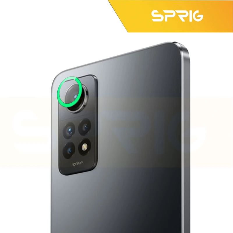 محافظ لنز دوربین اسپریگ مدل Luminous مناسب برای گوشی موبایل شیائومی Redmi Note 12 Pro 4G