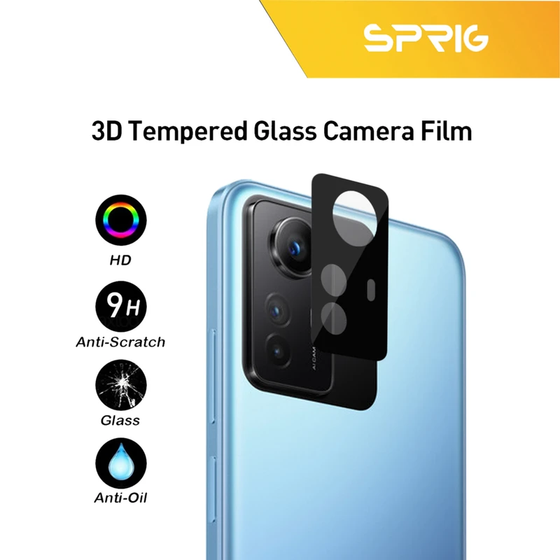 محافظ لنز دوربین اسپریگ مدل 3D-SPG مناسب برای گوشی موبایل شیائومی Redmi Note 12s
