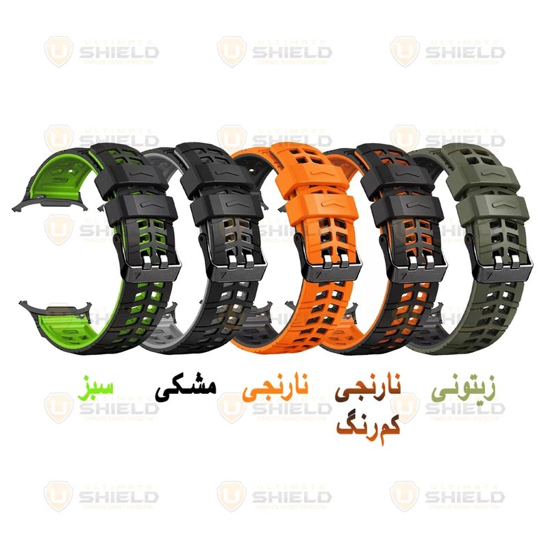 بند آلتیمیت شیلد مدل Rebbit BL مناسب برای ساعت هوشمند سامسونگ Galaxy Watch 7 Ultra 47mm