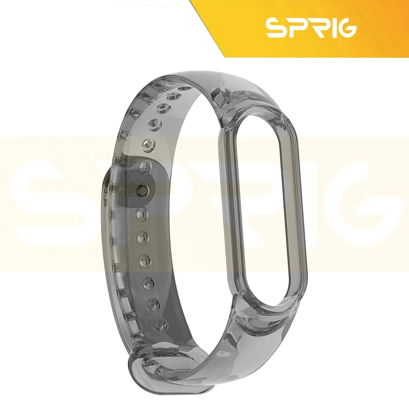بند اسپریگ مدل Clear TRS مناسب برای ساعت هوشمند شیائومی Mi band 3/4
