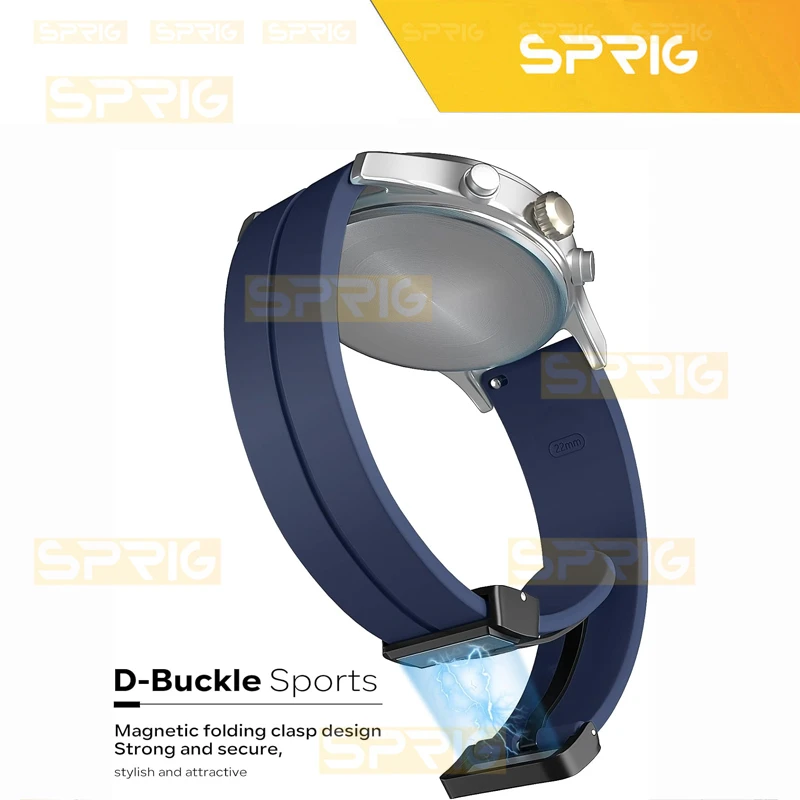 بند اسپریگ مدل SIC Magnet TW مناسب برای ساعت هوشمند گلوریمی M1 Pro / GS1 Pro / Calling Watch M2