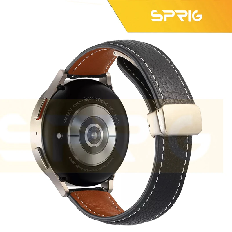 بند اسپریگ مدل Magnetic Leather TW مناسب برای ساعت هوشمند ایمیکی SF1 / SF1E / SE1 / ST1