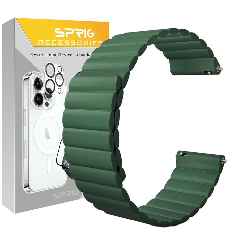 بند اسپریگ مدل Silicone Magnetic Link TW مناسب برای ساعت هوشمند کیسلکت Kr / Kr2 / Kr pro